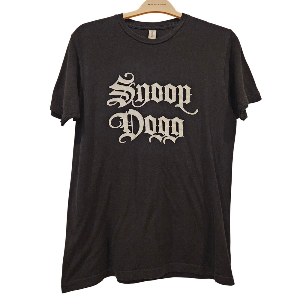 Snoop‎ Dogg Graphic T-Shirt Men's Medium Black Hip Hop Rap Music Tee